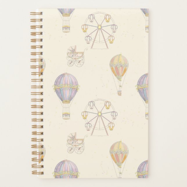 "Fairytale Vintage Amusement Park" Planner (Front)