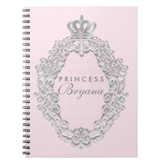 Fairytale Vintage Rose Princess Carnet Journal (Devant)