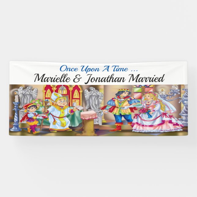 Fairytale Wedding / Anniversary Banner (Horizontal)