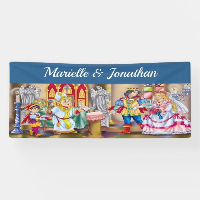 Fairytale Wedding / Anniversary Banner (Horizontal)