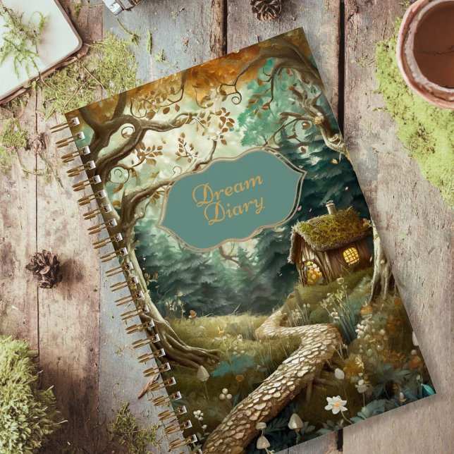 Fairytale Woodland Dream Diary Journal (Fairy woodland dream diary featuring a nostalgic fairytale scene.)