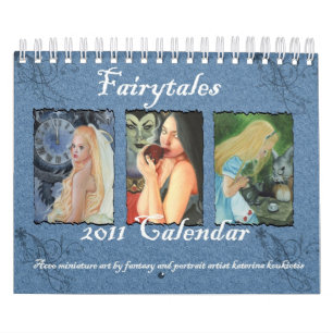 Fairytales 2011 ACEO Calendar KaterinaArt