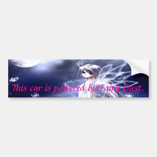 fairytemplate, This car is powered by Fairy Dust. Bumper Sticker