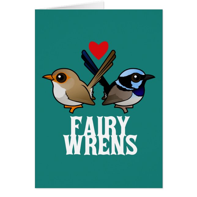 Fairywrens dans l'amour (Devant)
