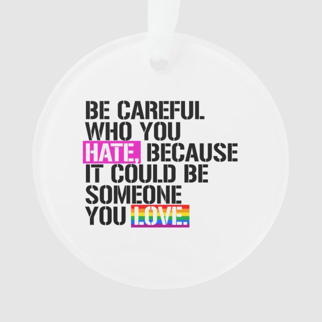 Fais attention à qui tu détestes (devant)