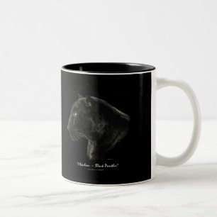"FAIS DE MOI UN NOIR !" Mug de café Jaguar Black P