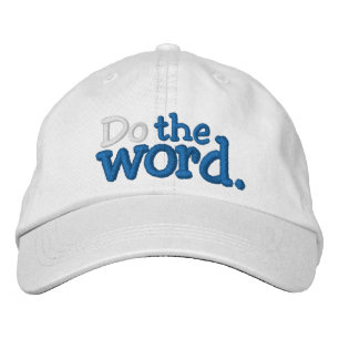Fais le mot. Casquette de baseball brodée
