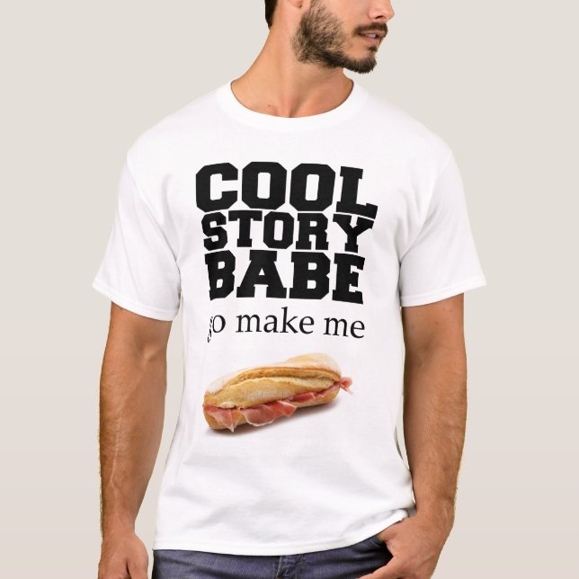 Fais-moi un T-shirt sandwich (Devant)