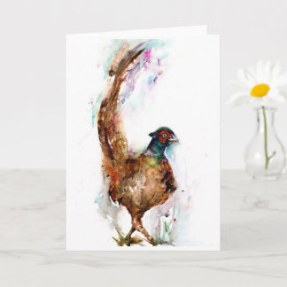Faisan de carte de Noël