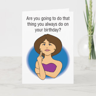 Faisant à caution la carte d'anniversaire