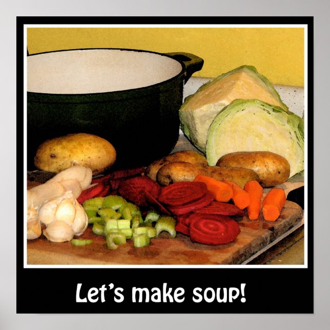 Faisons de la soupe ! Affiche (Devant)
