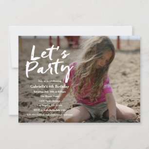 Faisons la fête  Invitation du photographe
