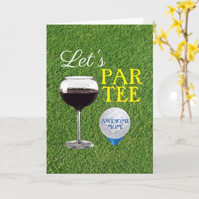 Faisons PAR TEE Carte de voeux pour la fête des mè (Fleur jaune)