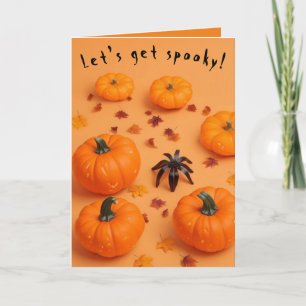 Faisons peur !  Carte d'Halloween