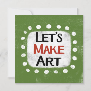 Faisons une carte de voeux d'art