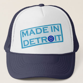 Fait dans le casquette de camionneur de Detroit
