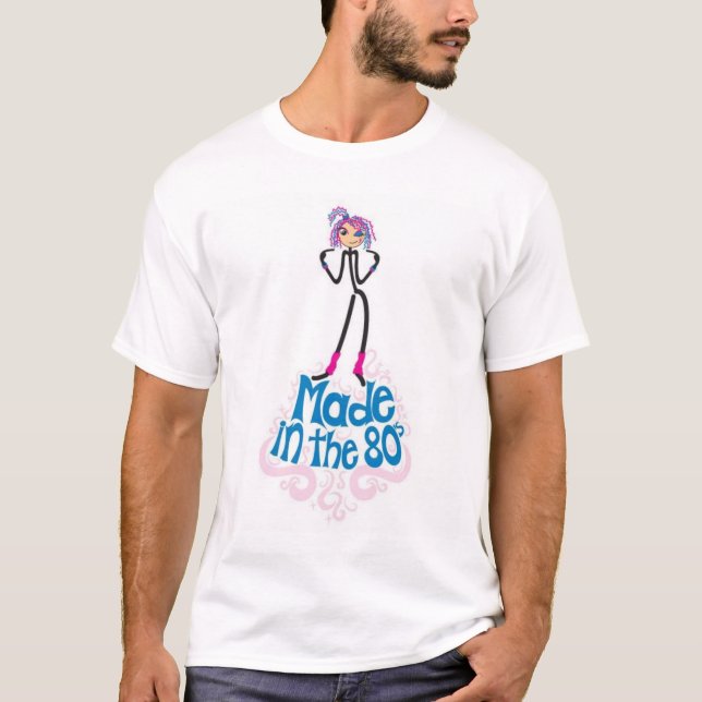 fait dans le T-shirt des années 80 (Devant)