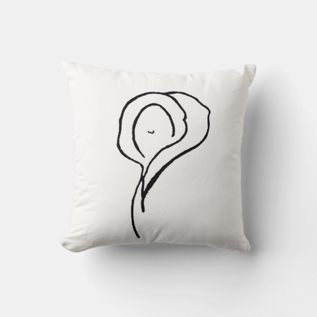 "Fait face" au coussin d'art de JTG (Recto)