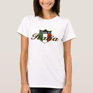 "Fait T-shirt en Italie"