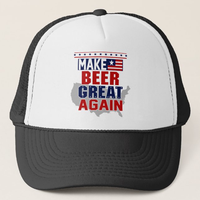 Faites à bière le grand encore casquette de (Devant)