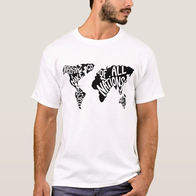 Faites à des disciples le T-shirt de chrétien (Devant)