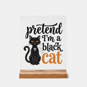 Faites comme si j'étais un chat noir T-shirt de ch