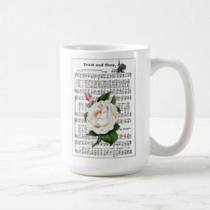 Faites confiance et obéissez à la tasse blanche