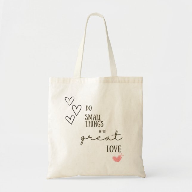Faites De Petites Choses Avec Un Grand Sac fourre- (Devant)