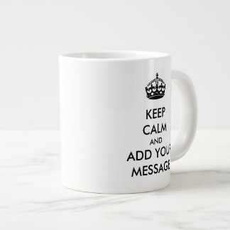 Faites de votre propre Mug Jumbo Conserver le calm