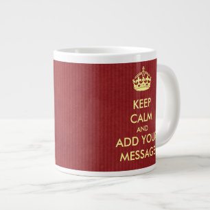 Faites de votre propre Mug Jumbo un peu de calme