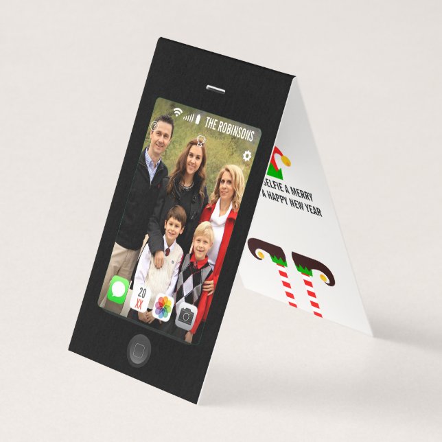 Faites de votre selfie une photo joyeux Noël (Front)