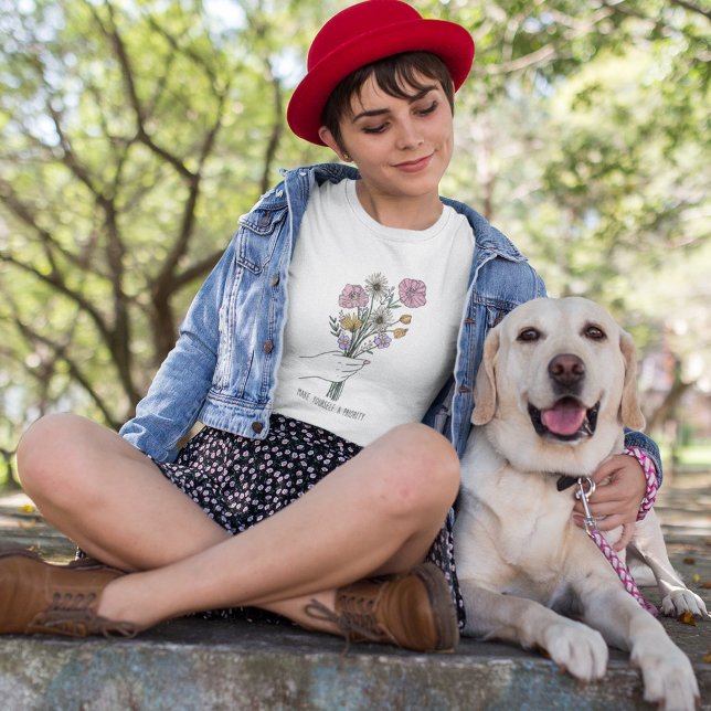Faites de vous un T-shirt Fleur sauvage prioritair (Créateur téléchargé)