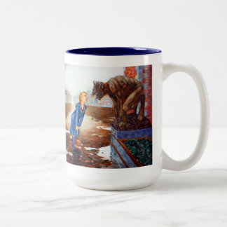 Faites face à la tasse de café