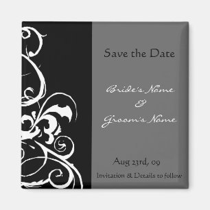 Faites gagner la date - aimant de mariage