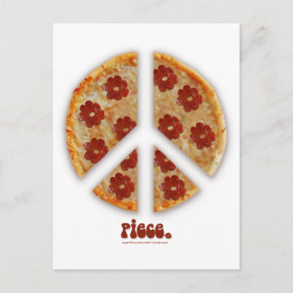 "Faites la pizza, cartes postales pas de guerre"