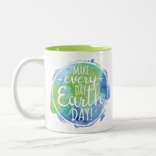 Faites la tasse quotidienne de jour de la terre (Gauche)