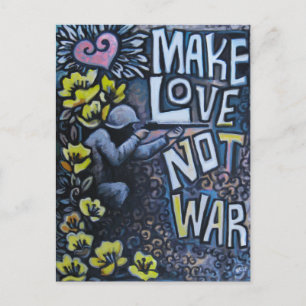 Faites l'amour, pas la guerre : Carte postale Prop