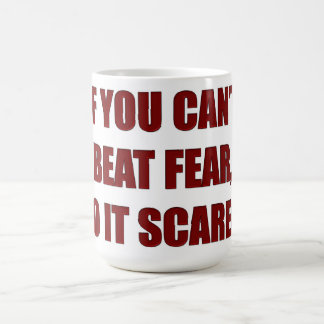 Faites-le a effrayé la tasse de succès