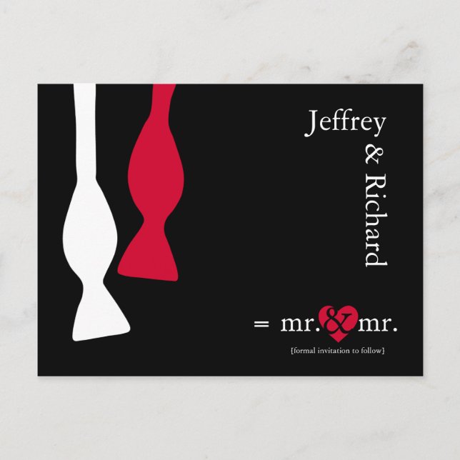 Faites le calcul carte postale Mr & Mr (Devant)