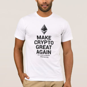 Faites le crypto grand encore T-shirt d'éther