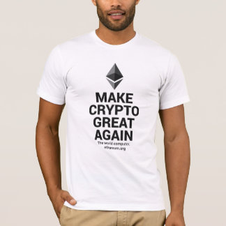 Faites le crypto grand encore T-shirt d'éther