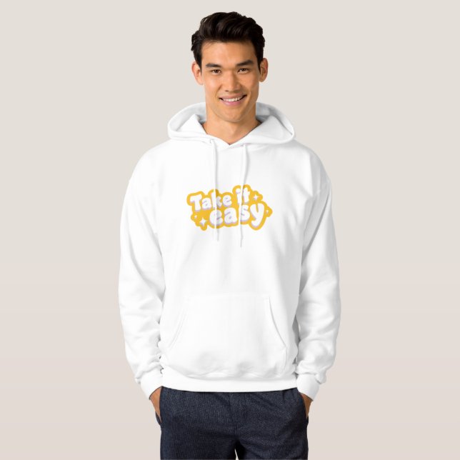Faites-le facilement Sweat - shirt à capuche Unise (Devant entier)