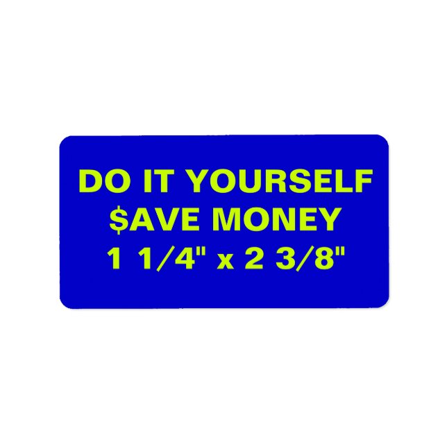 FAITES-LE VOUS-MÊME ~ 18 Étiquettes de adresse 1 1 (Devant)