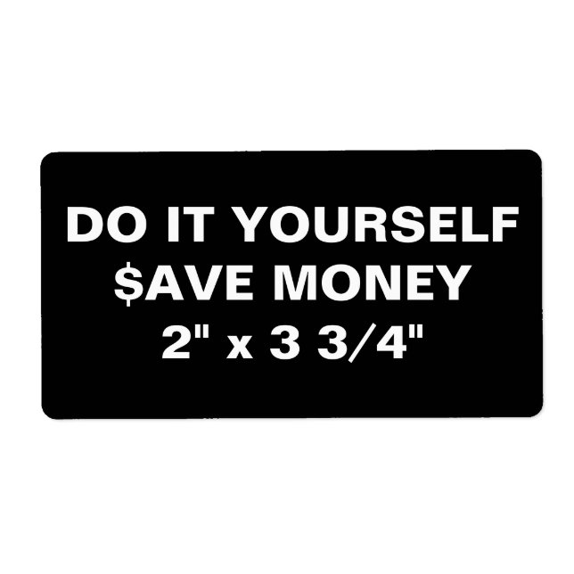 FAITES-LE VOUS-MÊME ~ 8 Étiquettes de adresse 2" x (Devant)