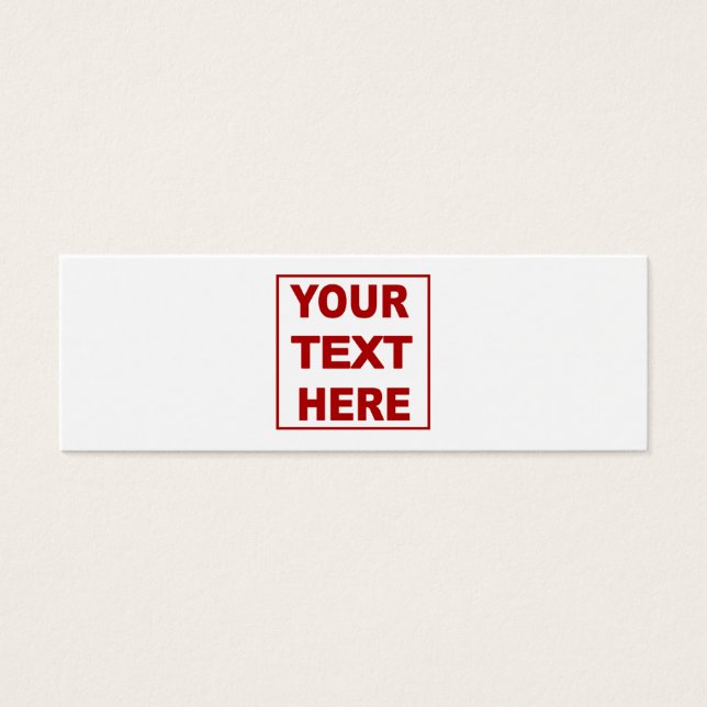 Faites-le vous-même personnalisé carte profil maig (Devant)