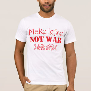 Faites Lefse, pas T-shirt scandinave drôle de