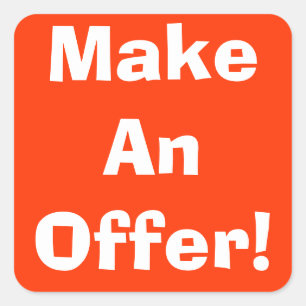 Faites les autocollants d'une brocante à domicile