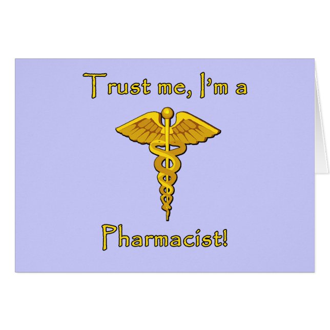 Faites-moi confiance je suis un pharmacien (Devant horizontal)