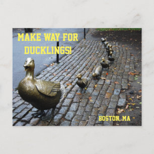 Faites Place À La Carte Postale Ducklings
