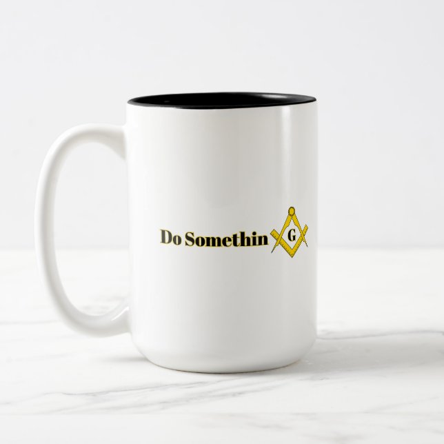 Faites quelque chose de maçonnique Mug - Commencez (Gauche)